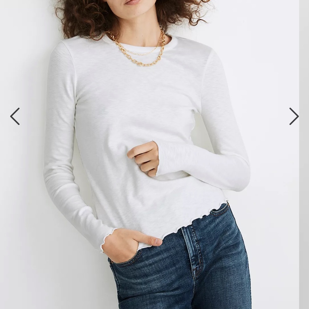 Madewell Long Sleeve Baby Tee